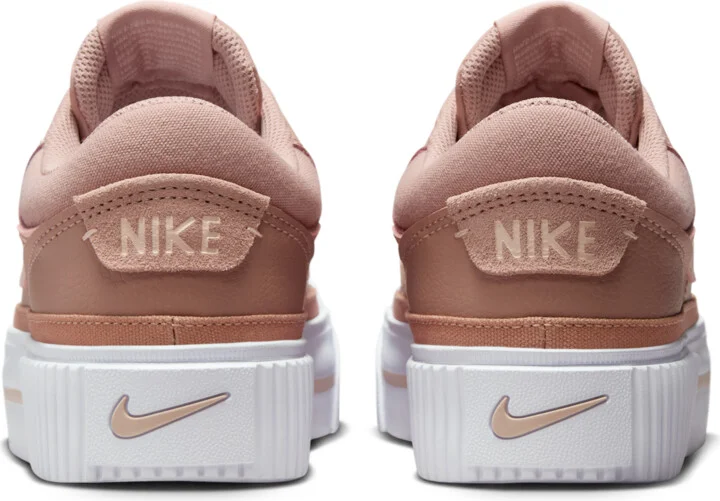 Nike Women's Court Legacy Lift Shoes in Pink | DM7590-601 - Image 6