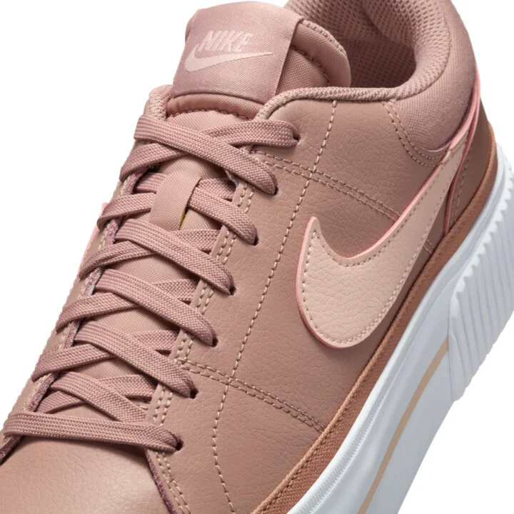 Nike Women's Court Legacy Lift Shoes in Pink | DM7590-601 - Image 7