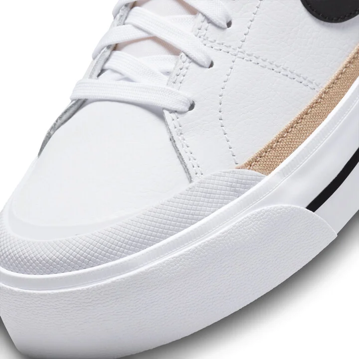 Nike Women's Court Legacy Lift Shoes in White | DM7590-100 - Image 8