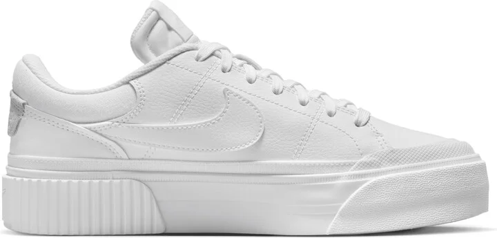 Nike Women's Court Legacy Lift Shoes in White | DM7590-101 - Image 4