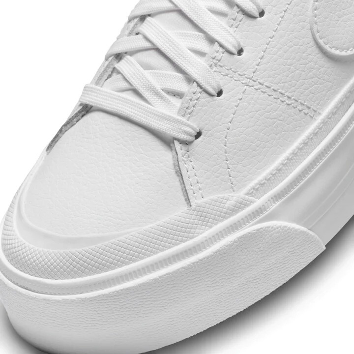 Nike Women's Court Legacy Lift Shoes in White | DM7590-101 - Image 8