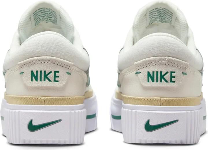 Nike Women's Court Legacy Lift Shoes in White | DM7590-113 - Image 6
