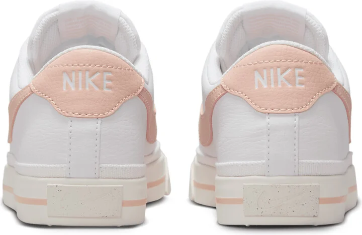 Nike Women's Court Legacy Low Next Nature Shoes in White | HJ5357-100 - Image 6