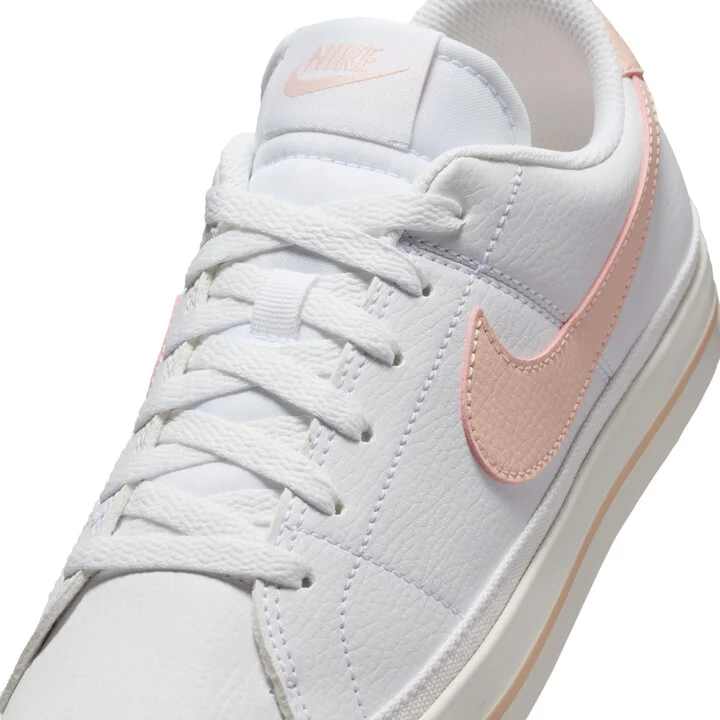 Nike Women's Court Legacy Low Next Nature Shoes in White | HJ5357-100 - Image 7