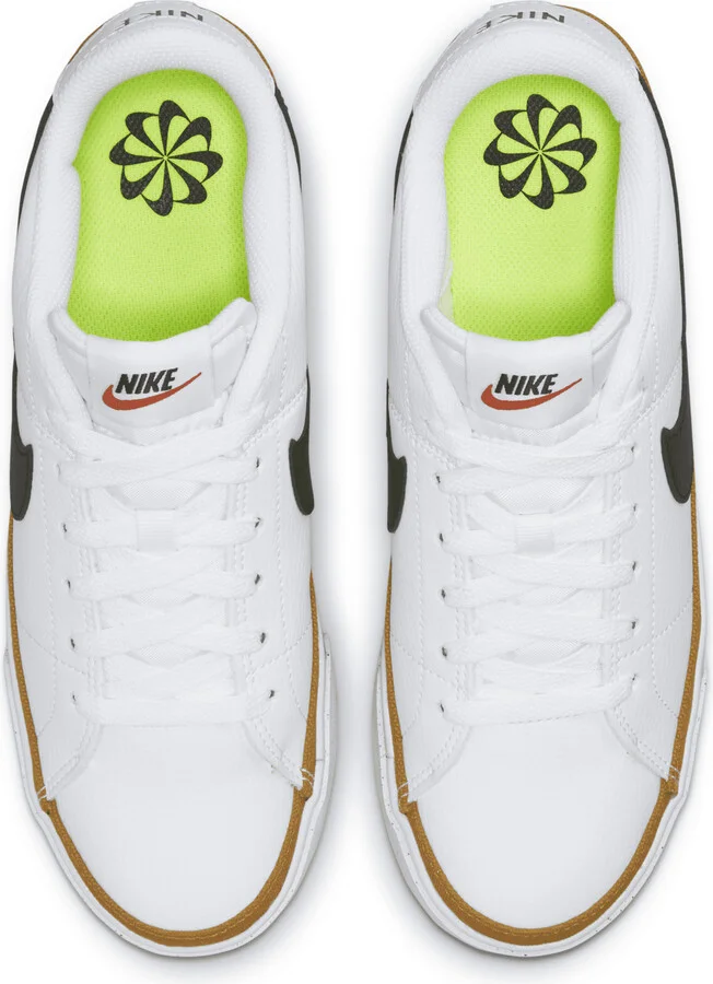 Nike Women's Court Legacy Next Nature Shoes in White | DH3161-100 - Image 5