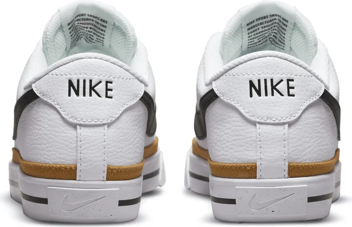 Nike Women's Court Legacy Next Nature Shoes in White | DH3161-100 - Image 7