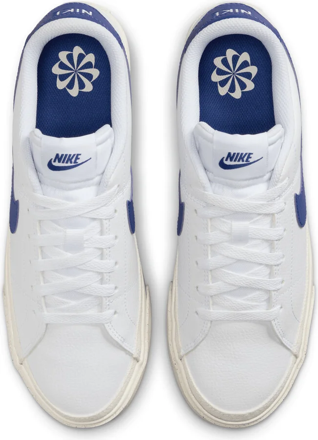 Nike Women's Court Legacy Next Nature Shoes in White | DH3161-110 - Image 4
