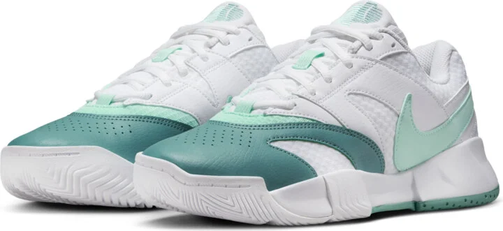 Nike Women's Court Lite 4 Tennis Shoes in White | FD6575-107 - Image 5