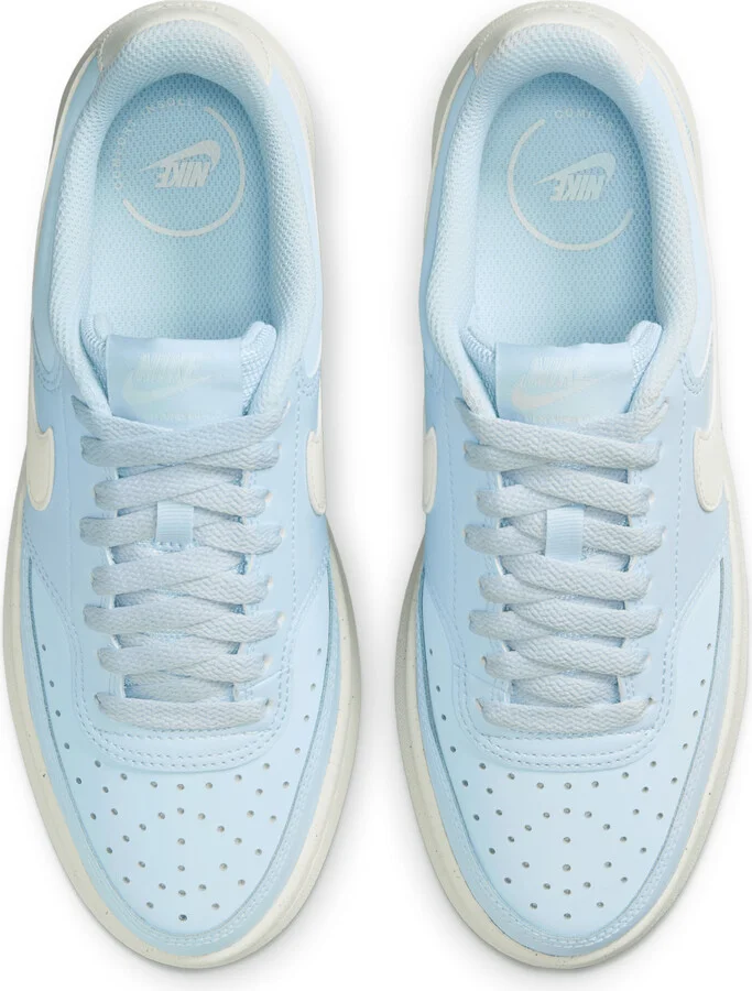 Nike Women's Court Vision Alta Shoes in Blue | DZ5394-400 - Image 4
