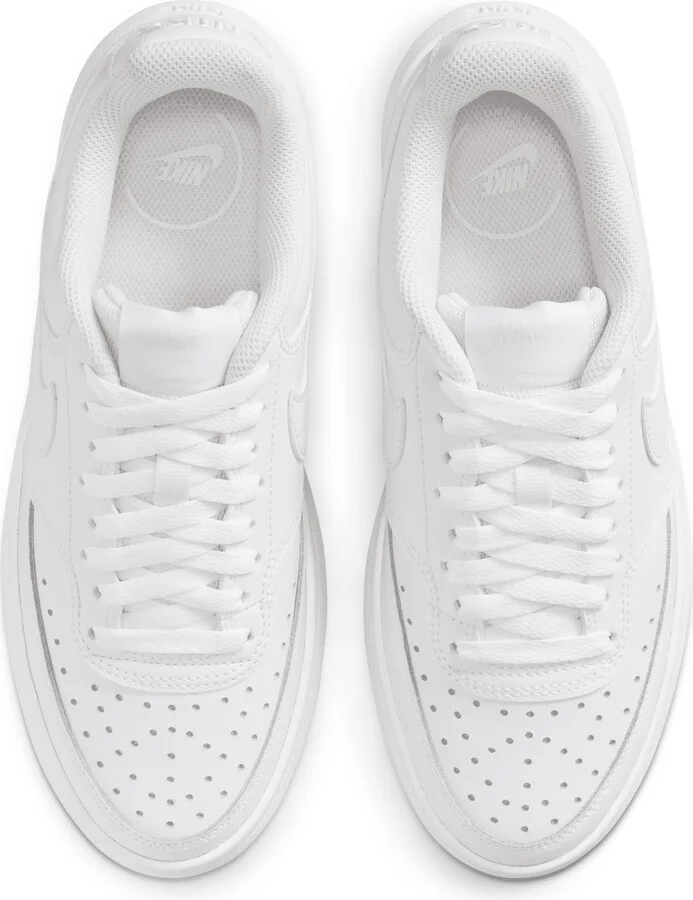 Nike Women's Court Vision Alta Shoes in White | DM0113-100 - Image 4