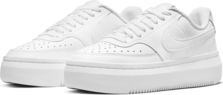 Nike Women's Court Vision Alta Shoes in White | DM0113-100 - Image 5