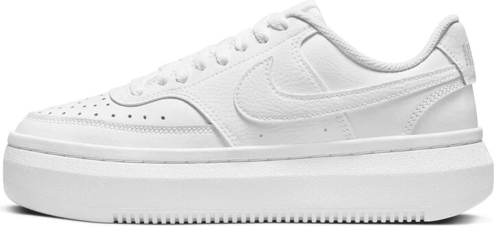 Nike Women's Court Vision Alta Shoes in White | DM0113-100