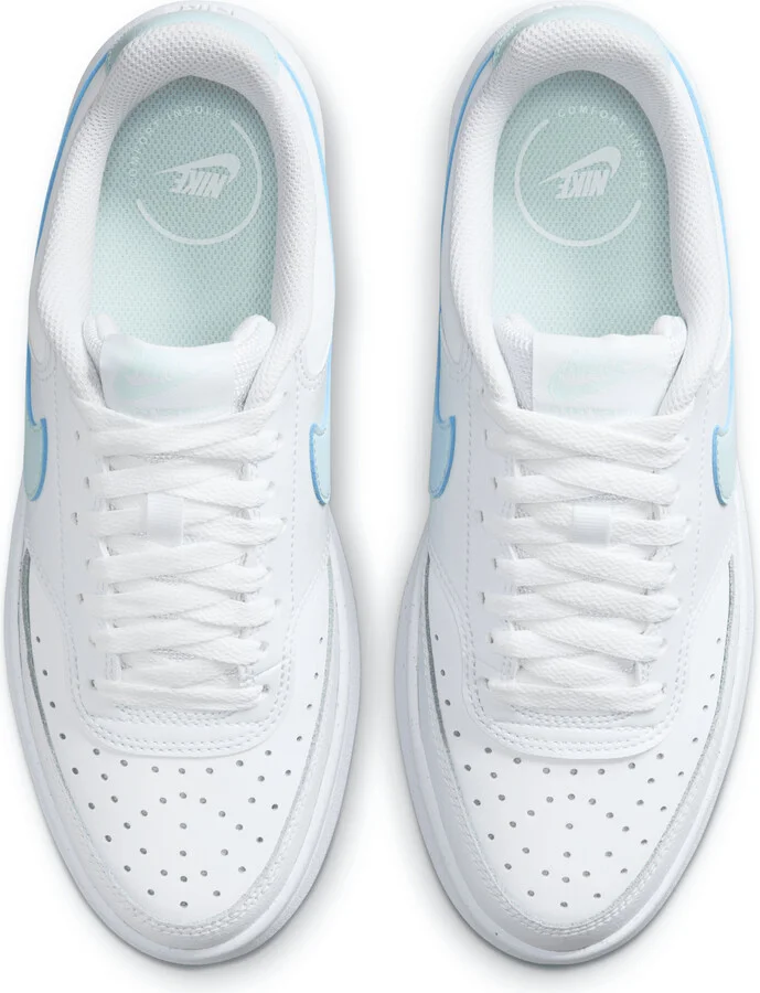 Nike Women's Court Vision Alta Shoes in White | DZ5394-101 - Image 4
