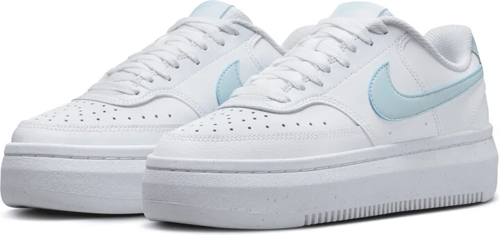 Nike Women's Court Vision Alta Shoes in White | DZ5394-101 - Image 5