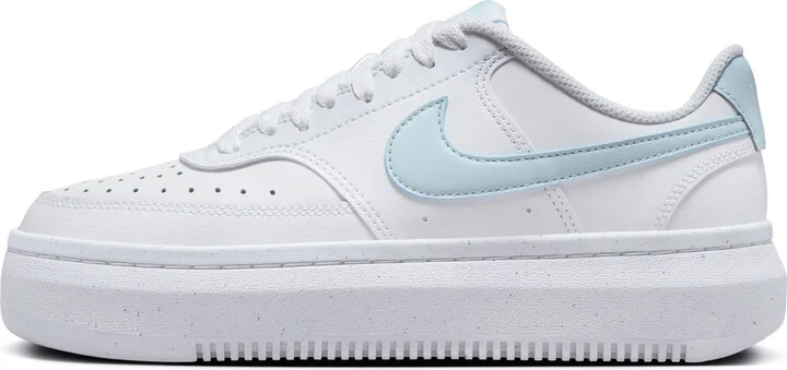 Nike Women's Court Vision Alta Shoes in White | DZ5394-101
