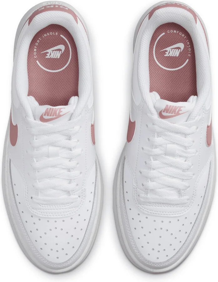 Nike Women's Court Vision Alta Shoes in White | DZ5394-102 - Image 4