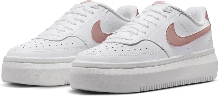 Nike Women's Court Vision Alta Shoes in White | DZ5394-102 - Image 5