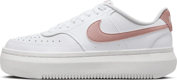 Nike Women's Court Vision Alta Shoes in White | DZ5394-102