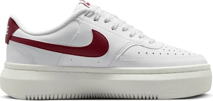 Nike Women's Court Vision Alta Shoes in White | DZ5394-103 - Image 3