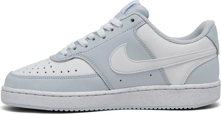Nike Women's Court Vision Low Next Nature Casual Sneakers from Finish Line - Black/White - Image 10