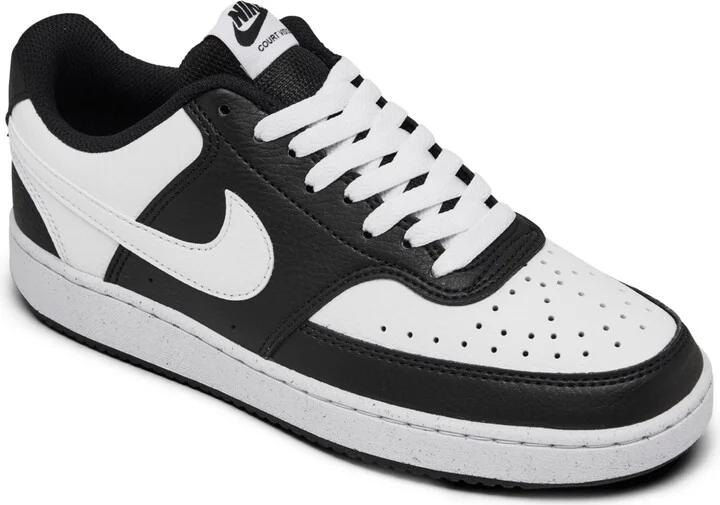Nike Women's Court Vision Low Next Nature Casual Sneakers from Finish Line - Black/White