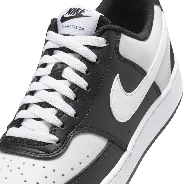 Nike Women's Court Vision Low Next Nature Shoes in Black | DH3158-003 - Image 7