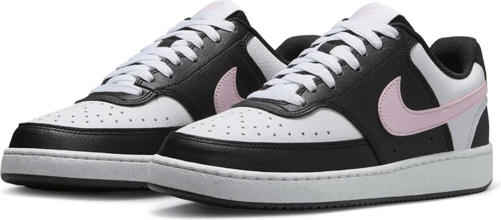 Nike Women's Court Vision Low Next Nature Shoes in Black | DH3158-008 - Image 5