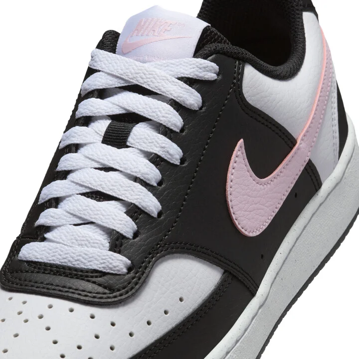 Nike Women's Court Vision Low Next Nature Shoes in Black | DH3158-008 - Image 7