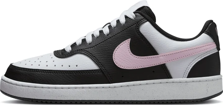 Nike Women's Court Vision Low Next Nature Shoes in Black | DH3158-008