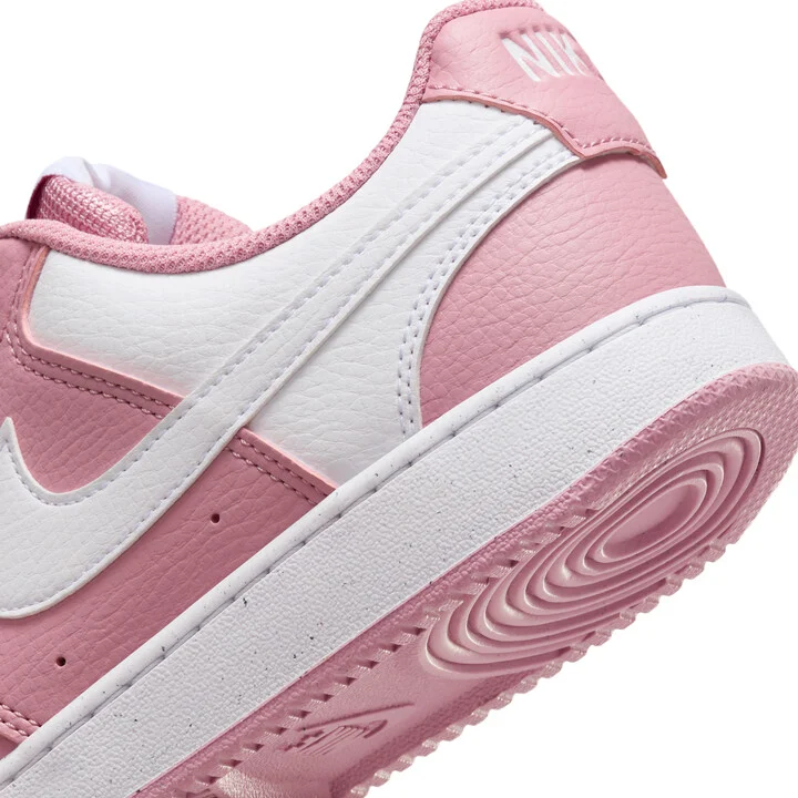 Nike Women's Court Vision Low Next Nature Shoes in Pink | DH3158-603 - Image 8