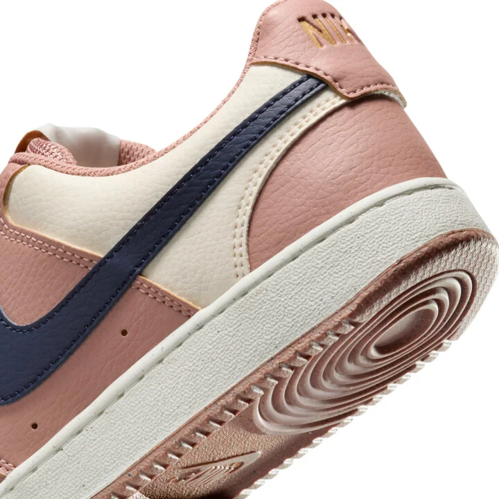 Nike Women's Court Vision Low Next Nature Shoes in Pink | DH3158-606 - Image 8
