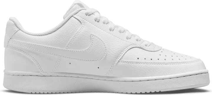 Nike Women's Court Vision Low Next Nature Shoes in White | DH3158-100 - Image 3