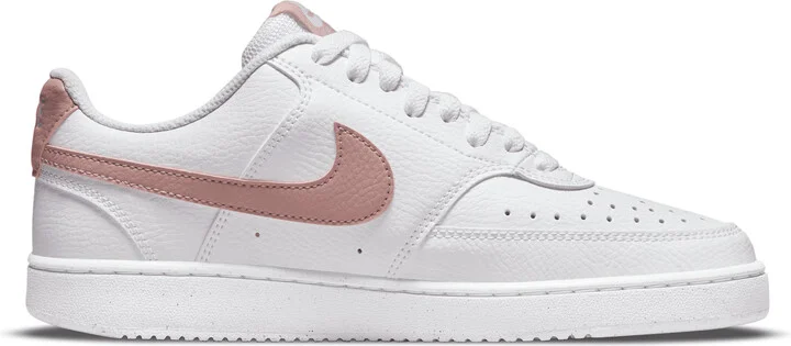 Nike Women's Court Vision Low Next Nature Shoes in White | DH3158-102 - Image 3