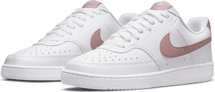 Nike Women's Court Vision Low Next Nature Shoes in White | DH3158-102 - Image 5