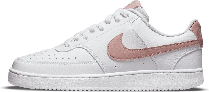 Nike Women's Court Vision Low Next Nature Shoes in White | DH3158-102