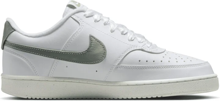 Nike Women's Court Vision Low Next Nature Shoes in White | HV5246-102 - Image 3