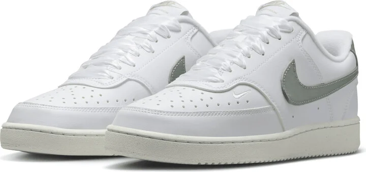 Nike Women's Court Vision Low Next Nature Shoes in White | HV5246-102 - Image 5