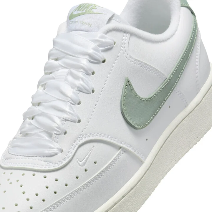 Nike Women's Court Vision Low Next Nature Shoes in White | HV5246-102 - Image 7