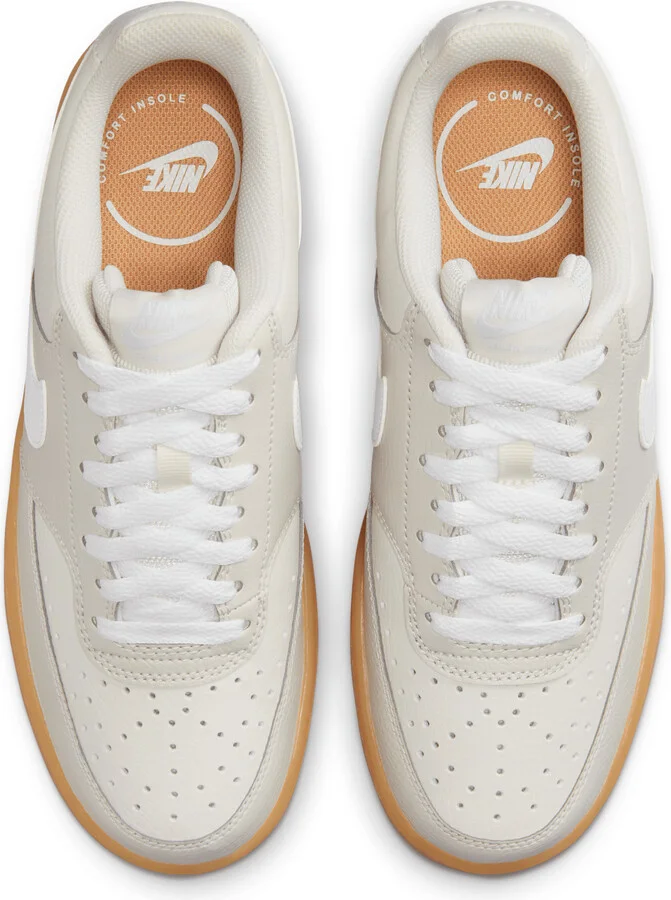 Nike Women's Court Vision Low Shoes in Grey | IB7939-072 - Image 4