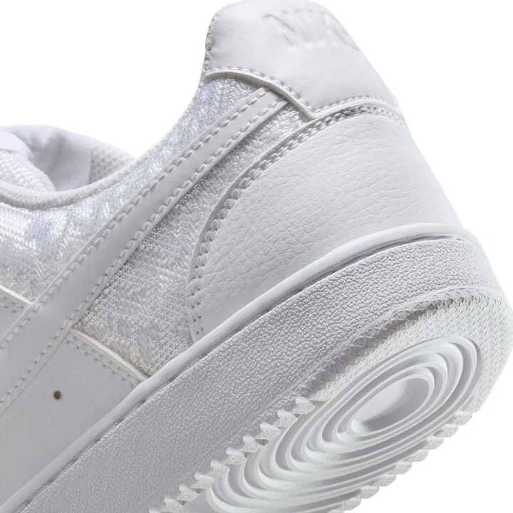 Nike Women's Court Vision Low Shoes in White | HJ5846-100 - Image 8