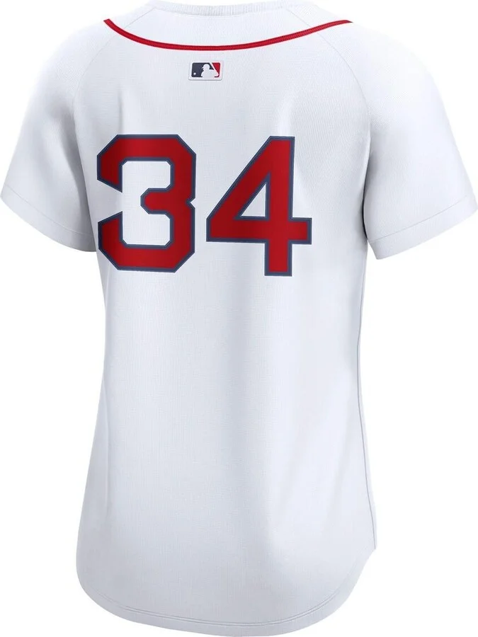 Nike Women's David Ortiz White Boston Red Sox Home Retired Limited Jersey - Image 3