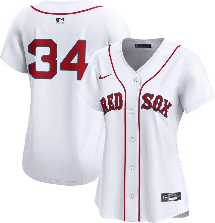 Nike Women's David Ortiz White Boston Red Sox Home Retired Limited Jersey