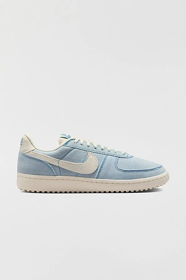 Nike Women's Denim Field General Sneaker in Denim Turquoise/Fir/Soft Yellow