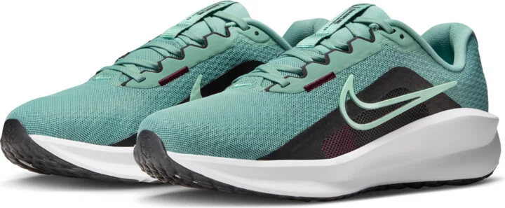 Nike Women's Downshifter 13 Road Running Shoes (Extra Wide) in Green | FZ3088-003 - Image 5