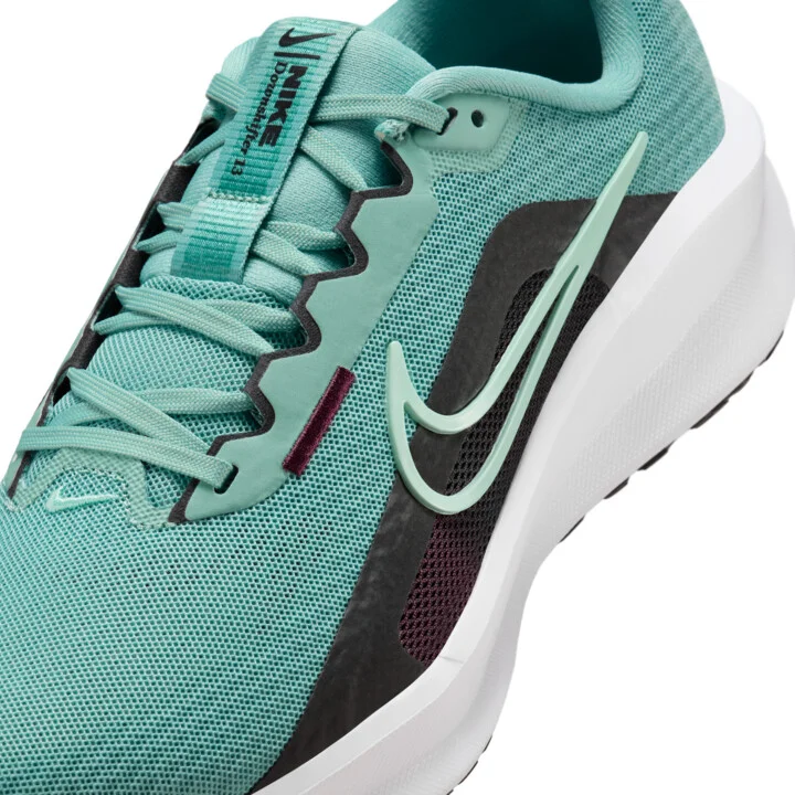 Nike Women's Downshifter 13 Road Running Shoes (Extra Wide) in Green | FZ3088-003 - Image 7