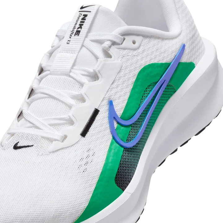 Nike Women's Downshifter 13 Road Running Shoes (Extra Wide) in White | FZ3088-102 - Image 7