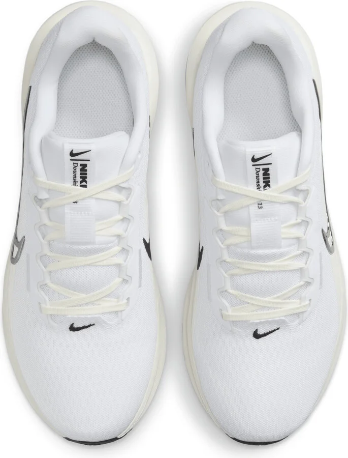 Nike Women's Downshifter 13 Road Running Shoes in White | FD6476-100 - Image 4