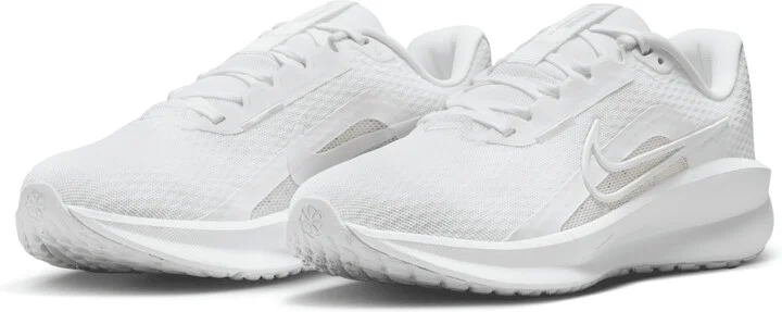 Nike Women's Downshifter 13 Road Running Shoes in White | FD6476-101 - Image 5