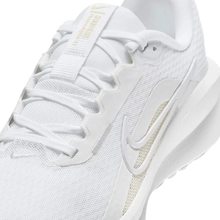 Nike Women's Downshifter 13 Road Running Shoes in White | FD6476-101 - Image 7