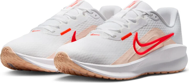 Nike Women's Downshifter 13 Road Running Shoes in White | FD6476-105 - Image 5